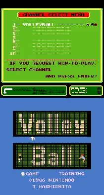 PlayChoice-10: Volley Ball screen shot title